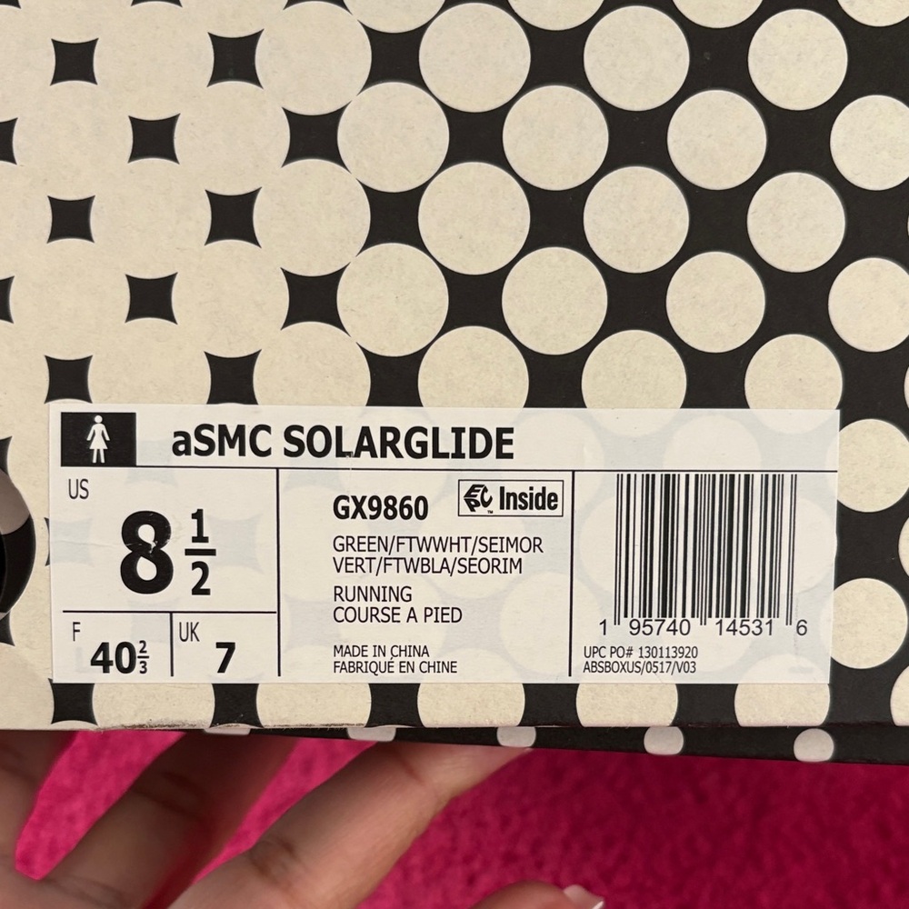 adidas Solar Glide in Green and White